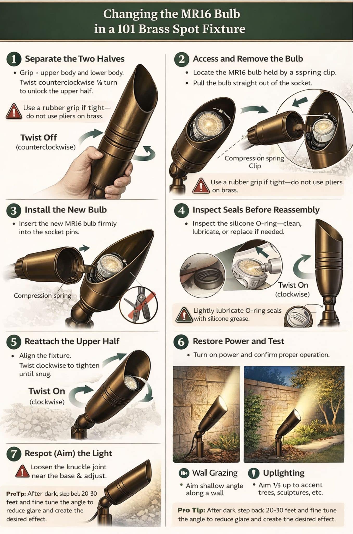 Changing-MR16-Bulb-101-Brass-Spot-Fixture Changing-MR16-Bulb-101-Brass-Spot-Fixture